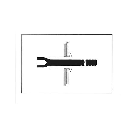 High-strength MBT Blind Stud Flat Head | Aluminium Construction | Vibration-Proof & High Load Capacity | @Pack of 25 | by Wurth