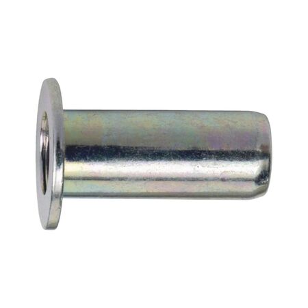 Multi-Purpose Rivet Nut with Flat Head | Zinc-Plated Steel | M4 Thread | @Pack of 10 | by Wurth
