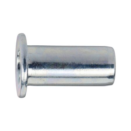 Multi-Purpose Rivet Nut with Flat Head | Zinc-Plated Steel | 10 PCS | by Wurth