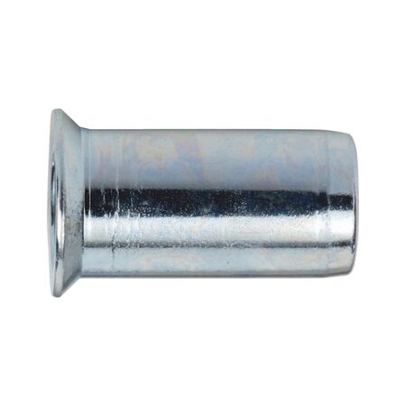 Rivet Nut Multi-Purpose with Countersunk Head | Zinc-Plated Steel | 10 PCS | by Wurth