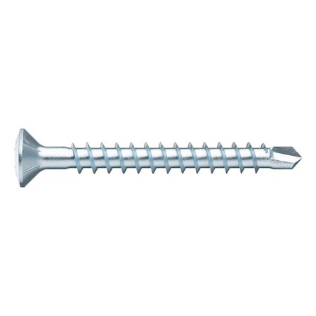 Window Construction Screw | Hardened Steel | Zinc-Plated | Full Thread | @Pack of 500 | by Wurth