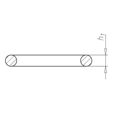 Black NBR70 Round Cord | Shore A Hardness 70 | Oil & Chemical Resistant | @1 of 1 | by Wurth