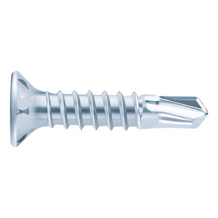 Window Construction Screw | Self-Drilling & Countersunk Milling Head | FEBOS®plus Steel | Zinc-Plated | @Pack of 4000 | by Wurth
