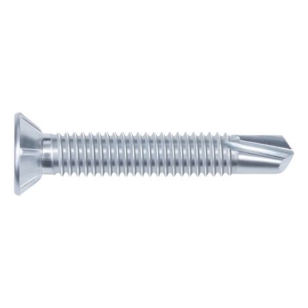 Window Construction Screw | Self-Drilling & Countersunk Milling Head | Zinc-Plated & Blue Passivated | @Pack of 4000 | by Wurth