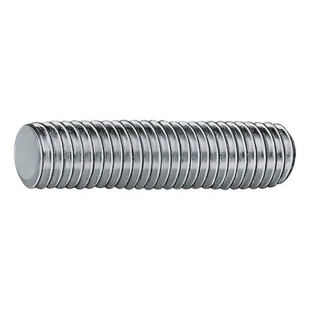 Threaded Rod DIN 976-1 Shape A | M6 Metric Thread | Zinc Plated Steel with Blue Passivation | by Wurth