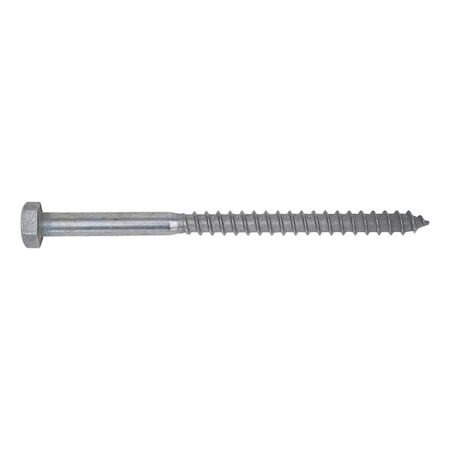 Wood Screw Hexagon Head DIN 571 | Hot-Dip Galvanised | Corrosion Resistant | 6mm Diameter | @Pack of 100 | by Wurth