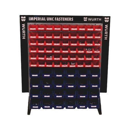 UNC Grade 8 A2K Bolt Rack Package | 2350 Pieces | Corrosion-Resistant A2K Coating | Organized Fastener System | by Wurth