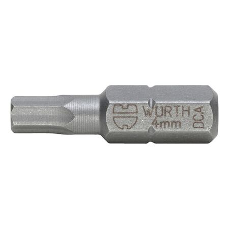 C 63 Bit Hexagon Socket 1/4 Inch | Patented POWERDRIV Design | Precise Centering & Robust Grip | by Wurth