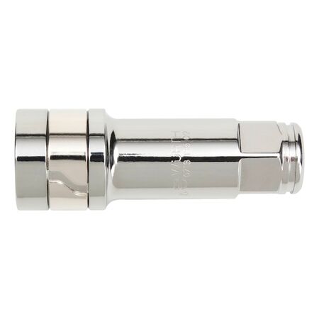 Pass Through Socket Wrench Extension | 19mm Hexagon Tip | Chrome Plated | Through-Hole Geometry | by Wurth