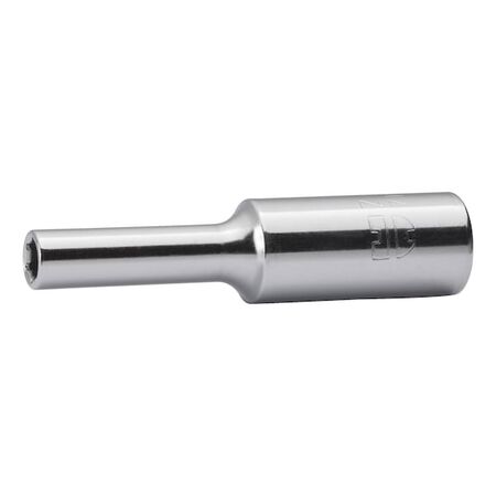 1/4 Socket Wrench Insert Metric Long | Chrome-Plated | 1/4 Inch Drive | Hexagon Tip | by Wurth