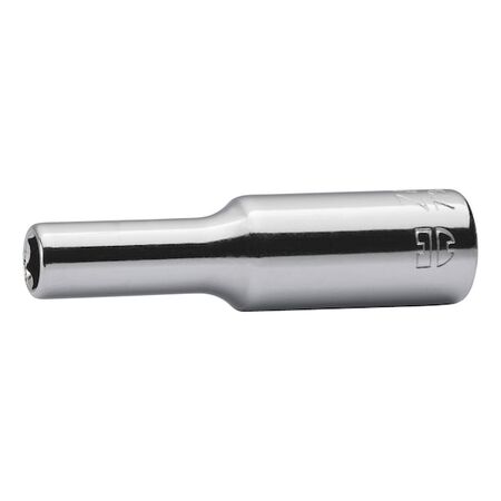 3/8 Inch Socket Wrench Insert | Long Design | Chrome-Plated | POWERDRIV Tip | by Wurth
