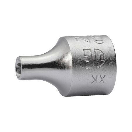 3/8 Socket Wrench Insert for External TX Screws | E11 Tip Size | Short Design | Chrome Plated | by Wurth