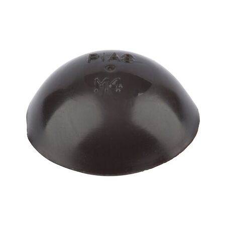 Plastic Cover Cap with Sealing Lip for Pan Head Screw | RoHS-Compliant | Graphite Black | @Pack of 50 | by Wurth