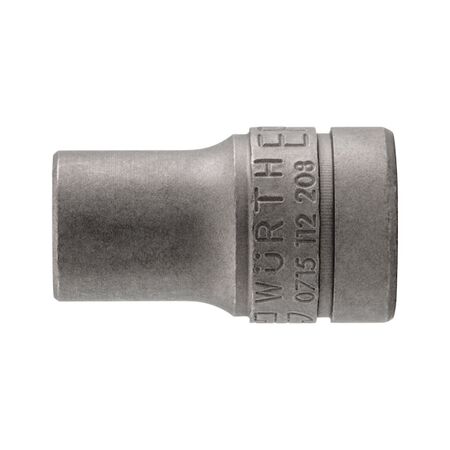 1/4 Inch Socket TX Plus | Internal Square Drive | TX-Plus E7 Tip | Zinc Phosphated | by Wurth