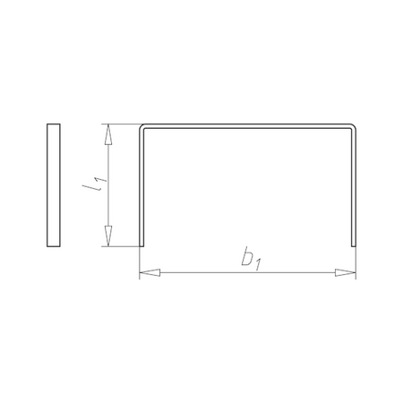 Staples for Hand Held Stapler & Hammer Tacker | 8mm Zinc Plated Steel | Universal Compatibility | @Pack of 5000 | by Wurth