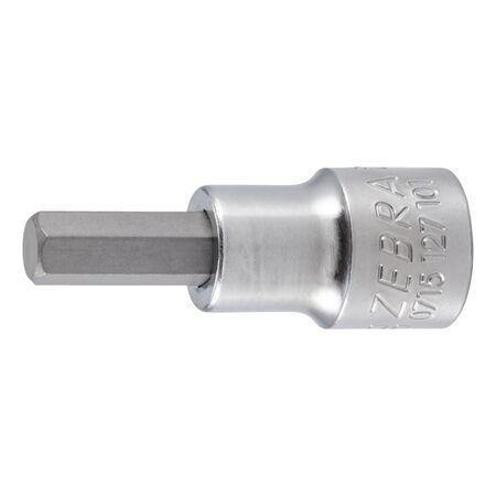 3/8 Inch Socket Wrench | Chrome Plated | Short Design | 5/16 Inch Hex Tip | by Wurth