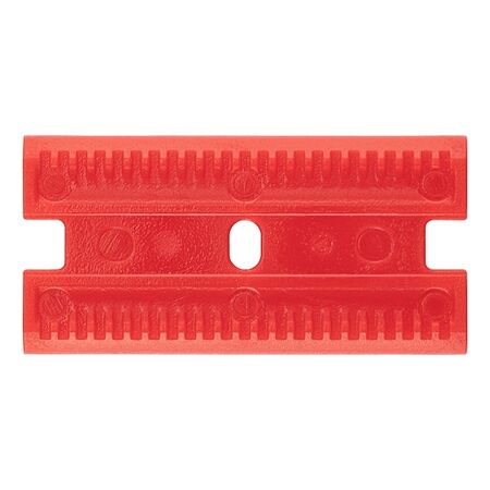 Plastic Scraper Blade | Durable Polyoxymethylene | Gentle on Delicate Surfaces | @Pack of 50 | by Wurth