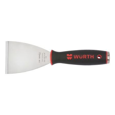 Stainless Steel Impact Scraper | Ergonomic Handle | Mirror-Polished Blade | Universal Scraping Tool | @Each of 1 | by Wurth
