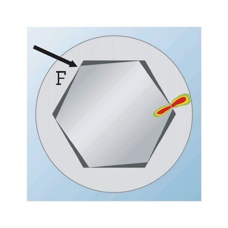 C 63 Bit Hexagon Socket 1/4 Inch | Patented POWERDRIV Technology | 7mm Tip Size | 25mm Length | by Wurth