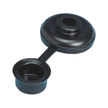 Plastic Mushroom Seal CAP PLA 4830 | Black Polyethylene | RoHS Compliant | @Pack of 100 | by Wurth