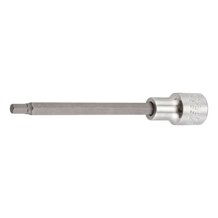 1/2 Inch Socket Wrench | Extra Long 140mm | Chrome Plated | by Wurth