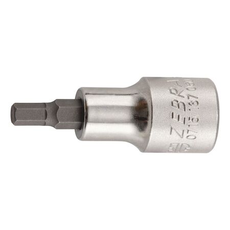 1/2 Inch Socket Wrench Insert | Chrome-Plated | Hexagon Socket Compatible | by Wurth