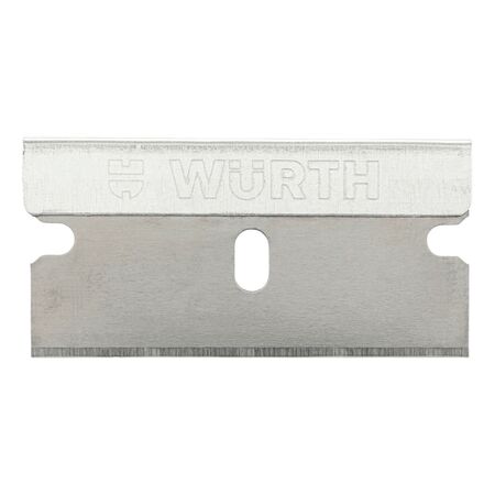Scraper Blade REPLBLDE W40MM | Ice-Hardened Carbon Steel | 2-Facet Cut | @Pack of 10 | by Wurth