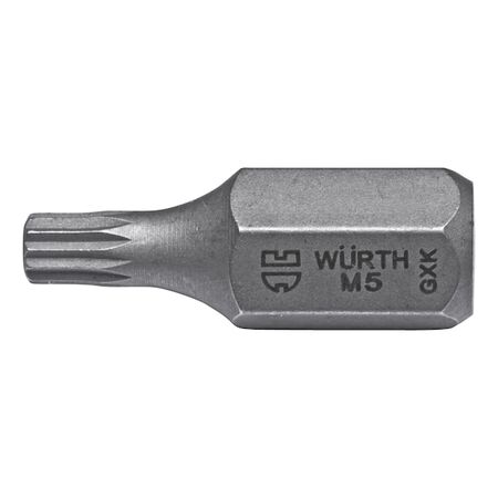 Metric XZN Bit 10 mm Hexagon Drive | Multi Tooth Design | Optimal Power Transmission | by Wurth