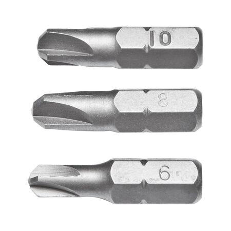 Torq Bit Assortment 3 Pieces | Includes Sizes 6, 8, 10 | Durable Construction | Compact Storage | @Each of 1 | by Wurth