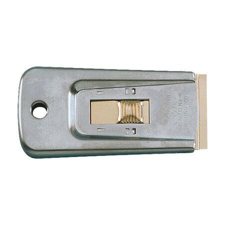 Steel Scraper for Single Edged Blade | Hardened Steel Body | Retractable Blade Function | Interchangeable Blade | @PCS of 1 | by Wurth