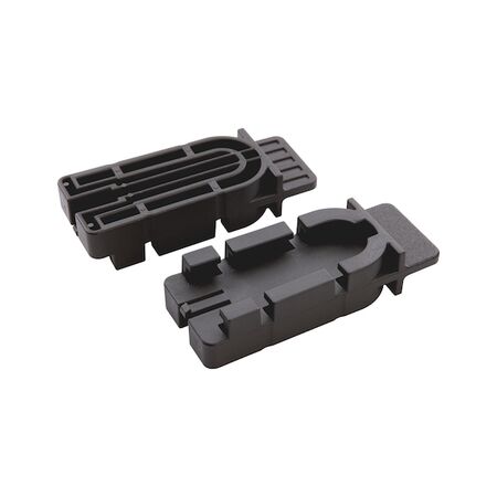 One Handed Clamp Clamping Jaws | 450mm Length | 2-Piece Set | Ideal for Terrace Construction | by Wurth