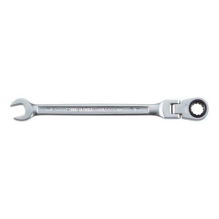 Inch Ratchet Combination Wrench | POWERDRIV® Drive | Flexible 180° Joint | Chrome Plated Finish | by Wurth