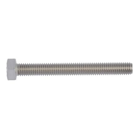 Hexagon bolt with thread up to the head DIN 933, A4 stainless steel, plain