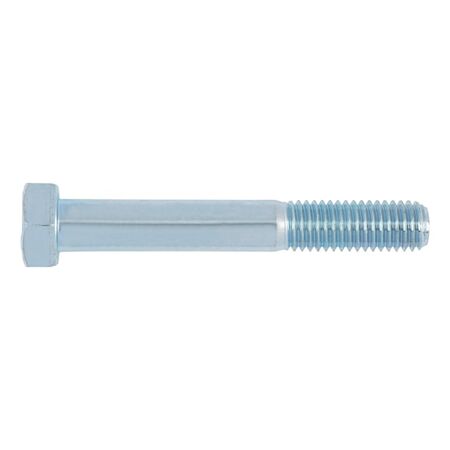 Hexagon bolt with shank ISO 4014, steel 10.9, zinc-plated, blue passivated (A2K)