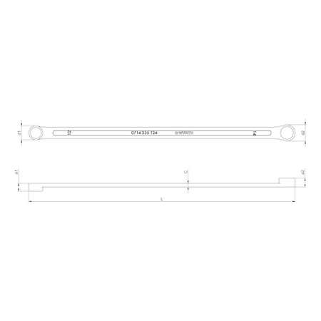 Double End Box Wrench Set | Extra Long Design | POWERDRIV® Bi-Hexagonal | 6 Pieces | by Wurth