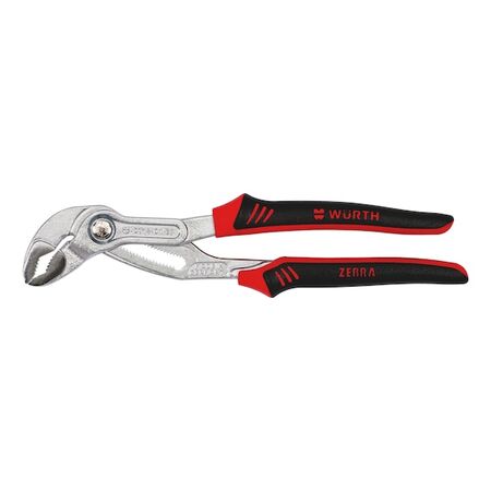 Water Pump Pliers DIN ISO 8976 | Self-Clamping Design | Chrome Plated | Ergonomic Handle | @250MM by Wurth