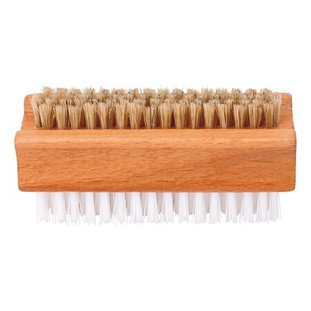 Hand and Nail Brush | Wood Handle | Polypropylene & Natural Bristles | Gentle Cleaning | by Wurth