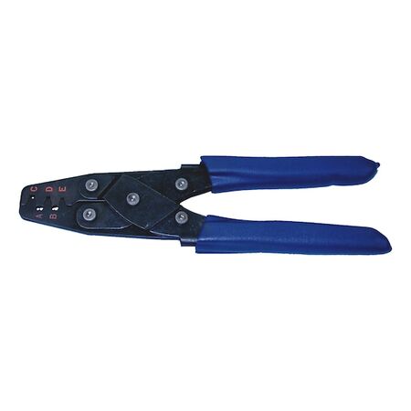 Uninsulated F Crimp Electrical Crimp Tool | 5 Sizes | Durable Steel Construction | Comfortable Handle | by Wurth