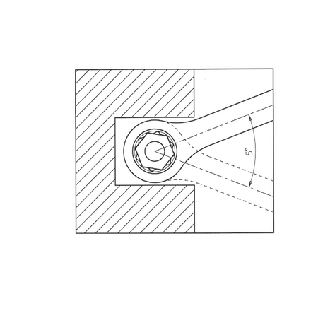 Ratchet Combination Wrench Assortment | 5 Pieces | Chrome-Vanadium Steel | 72 Teeth Ratchet | by Wurth
