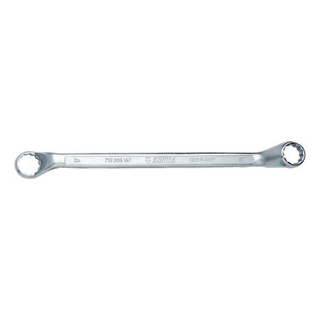Metric Double Box-End Wrench with POWERDRIV® | Ergonomic Design | 18° Offset | Chrome Plated | by Wurth