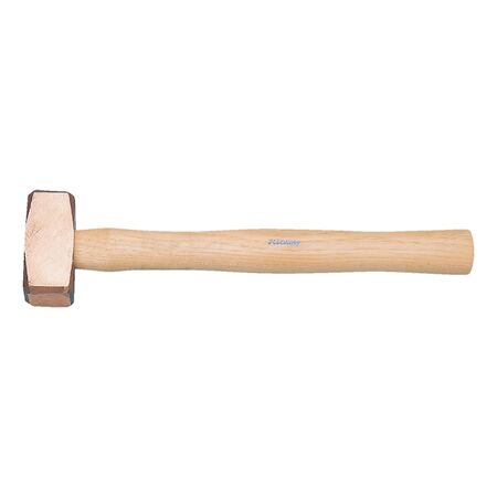 Copper Sledge Hammer 1000g | Double-Scutch Design | Hickory Handle | by Wurth