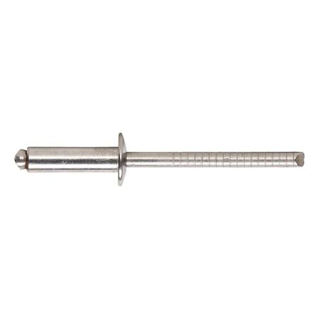 Blind rivet, flat head