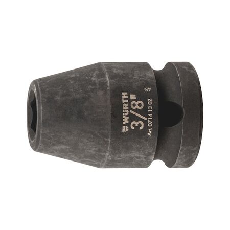 1/2 inch impact socket wrench, inch, hex., short