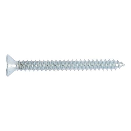 Countersunk tapping screw shape C with H recessed head DIN 7982, steel, zinc-plated, blue passivated (A2K)