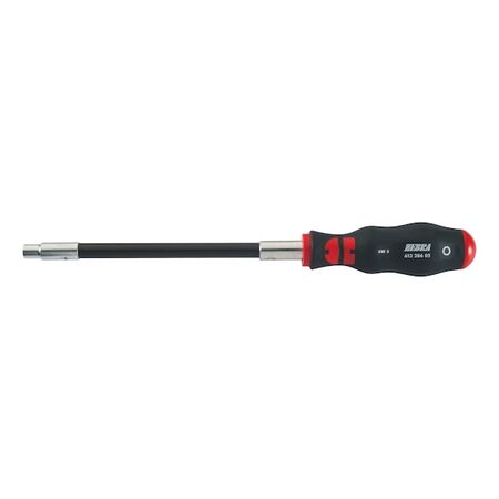 Hexagon Drive Screwdriver with Flexible Shaft | Nickel-Plated Head | Ergonomic Handle | by Wurth