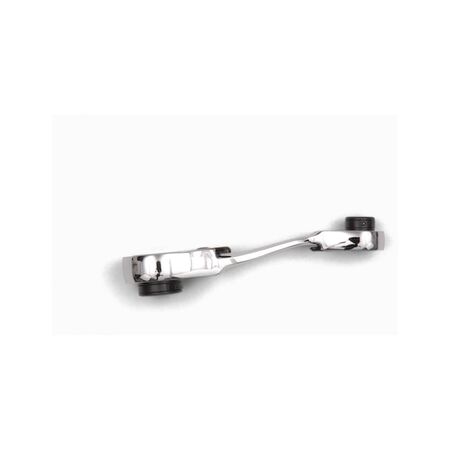 1/4-inch and metric ratcheting double box-end wrench For hexagon drive