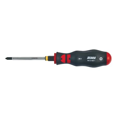 PH Laser Tip Screwdriver | Hexagon Shank | Durable Chrome-Plated | Non-Slip Handle | @Each of 1 | by Wurth