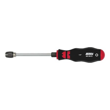 1/4 Inch Quick Change Screwdriver | Hexagon Shank & Nickel-Plated Head | 2C Handle Design | by Wurth