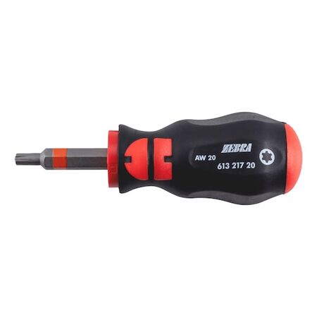 Short Screwdriver with AW Tip | AW20 Size | Ergonomic Handle | Corrosion-Resistant | @Each by Wurth