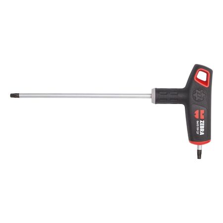 T-handle 2-component TX27 with Side Drive | Asymmetric Grip | Chrome Plated | @Each by Wurth